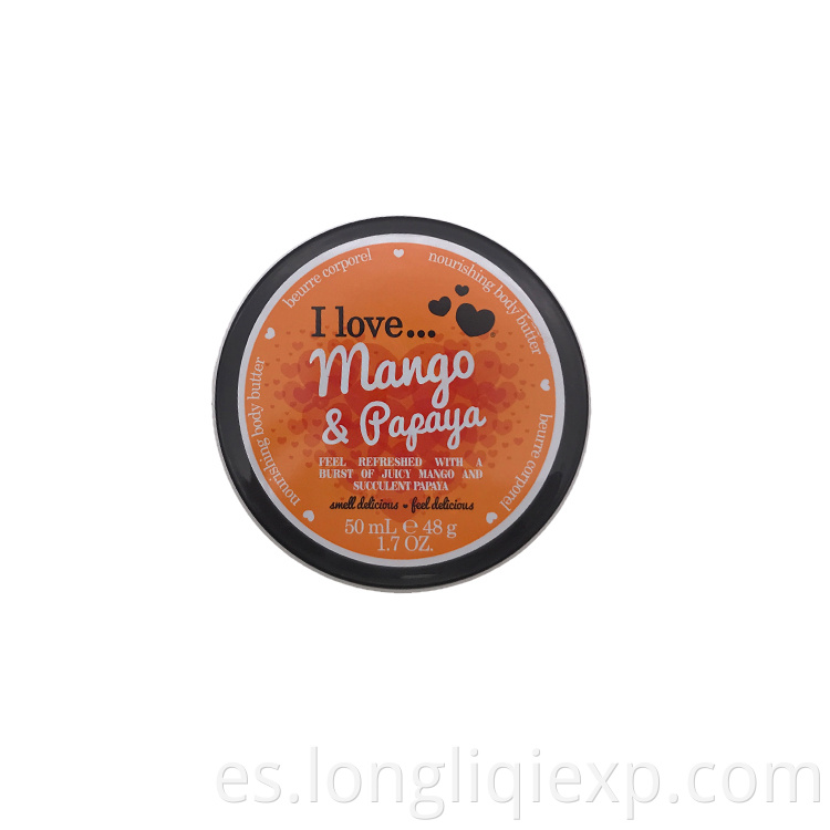 Gel de ducha natural mango papaya 500ml set 50ml body butter